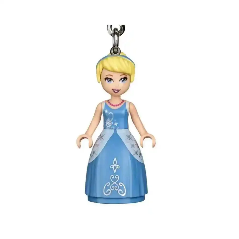 Cinderella Princess Key Chain Disney Mini Figure Lego Keychain 3pk New W/ Tags